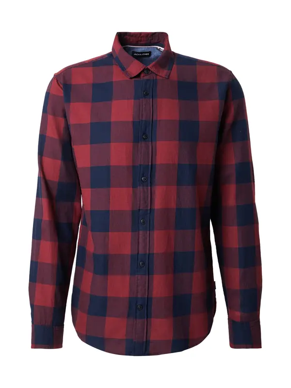 JACK & JONES JACK & JONES Srajca  temno modra / vinsko rdeča
