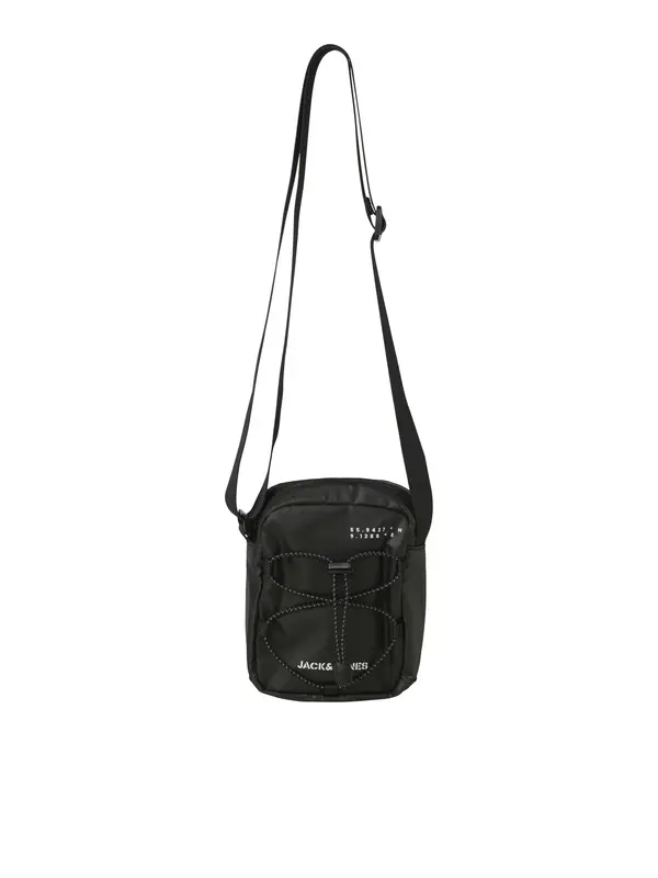 JACK & JONES JACK & JONES Torba za čez ramo 'JACPILOU'  črna / bela