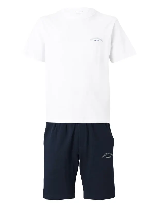 JACK & JONES JACK & JONES Trenirka za tek 'JJCOLLEGE'  temno modra / bela