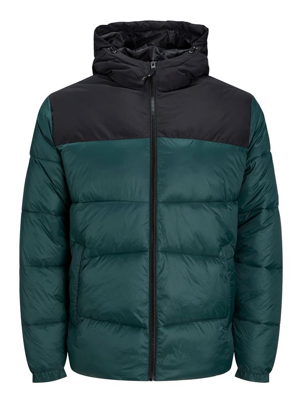 JACK & JONES JACK & JONES Zimska jakna 'Chili'  temno zelena / črna