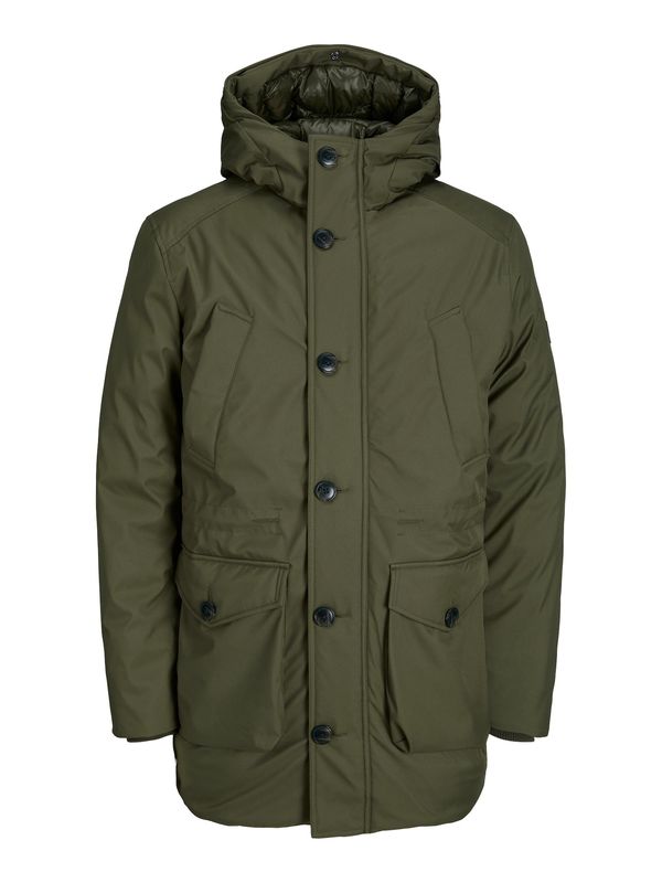 JACK & JONES JACK & JONES Zimska jakna 'CLEMENT'  temno zelena