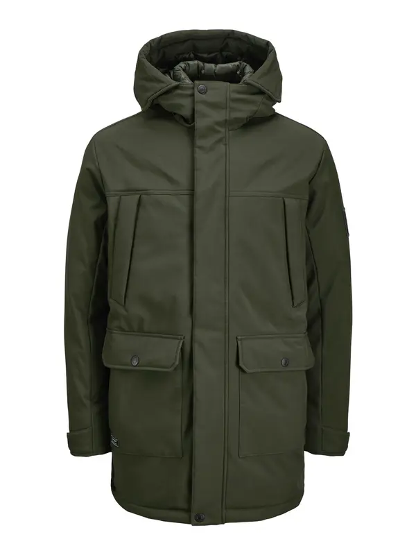 JACK & JONES JACK & JONES Zimska jakna 'Finn'  temno zelena