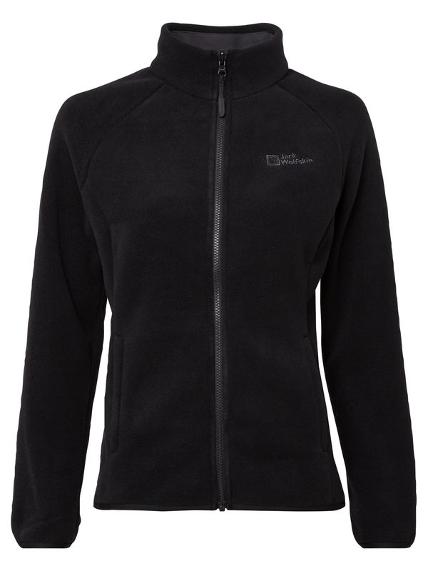 JACK WOLFSKIN JACK WOLFSKIN Funkcionalna jopa iz flisa 'Moonrise'  siva / črna