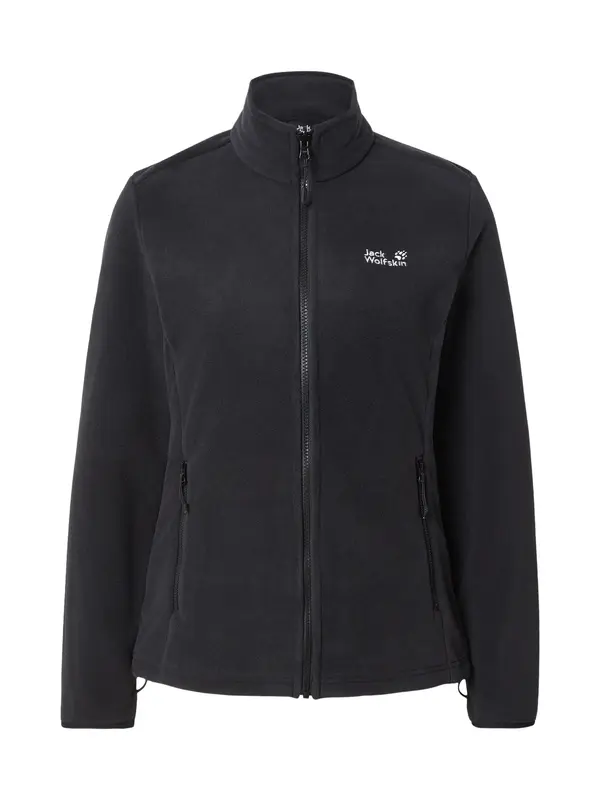 JACK WOLFSKIN JACK WOLFSKIN Funkcionalna jopa iz flisa 'TAUNUS 200'  črna