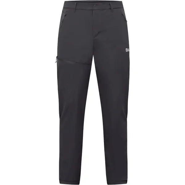 JACK WOLFSKIN JACK WOLFSKIN Outdoor hlače 'Pico Trail'  temno siva / off-bela
