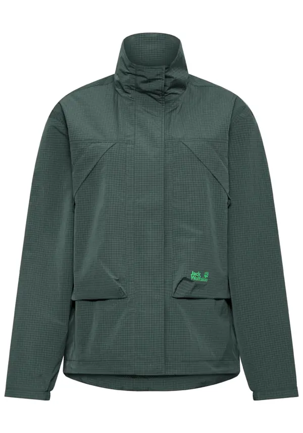 JACK WOLFSKIN JACK WOLFSKIN Zunanja jakna 'FIND THE WILD'  temno zelena