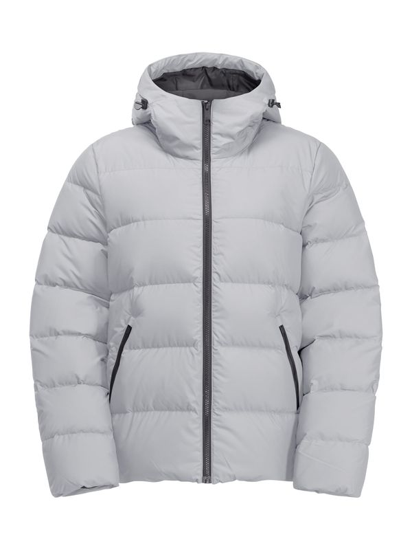 JACK WOLFSKIN JACK WOLFSKIN Zunanja jakna 'FROZEN PALACE'  svetlo siva / črna