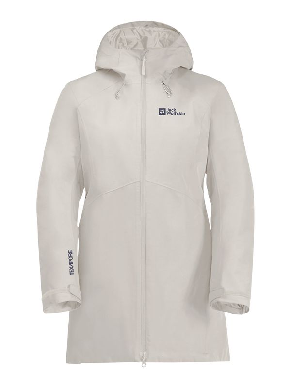 JACK WOLFSKIN JACK WOLFSKIN Zunanja jakna 'Heidelstein'  mornarska / off-bela