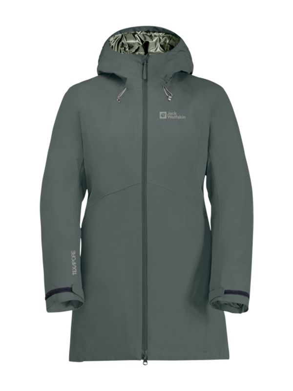 JACK WOLFSKIN JACK WOLFSKIN Zunanja jakna 'HEIDELSTEIN'  petrol / pastelno zelena