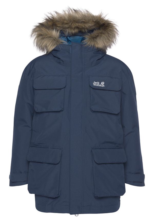 JACK WOLFSKIN JACK WOLFSKIN Zunanja jakna 'Ice Explorer'  temno modra