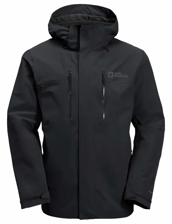 JACK WOLFSKIN JACK WOLFSKIN Zunanja jakna 'JASPER'  črna