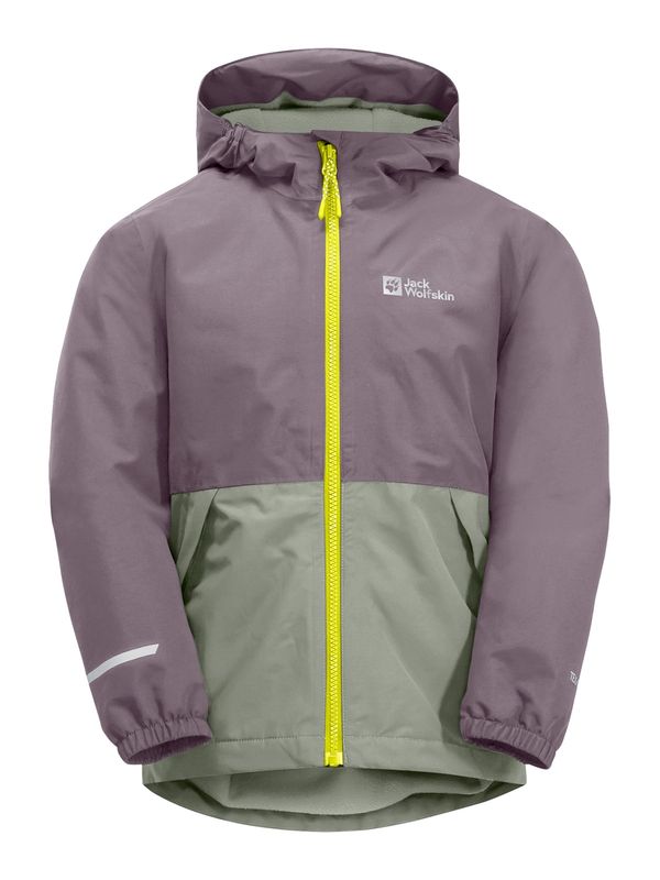 JACK WOLFSKIN JACK WOLFSKIN Zunanja jakna 'Snowy Days'  siva / jelka / mauve