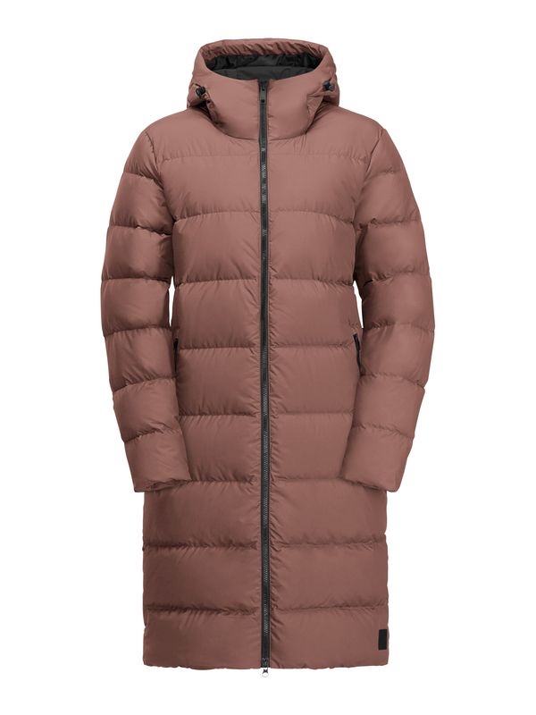 JACK WOLFSKIN JACK WOLFSKIN Zunanji plašč 'Frozen Palace'  kostanj rjava / črna