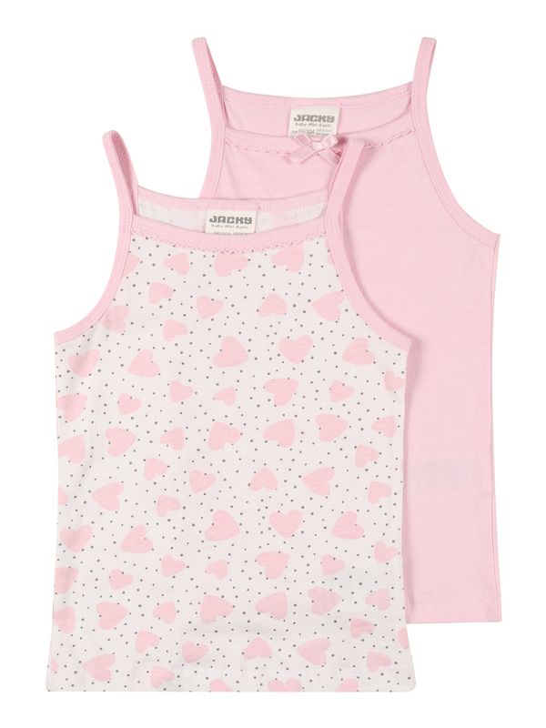 JACKY JACKY Spodnja majica  temno siva / roza / pastelno roza