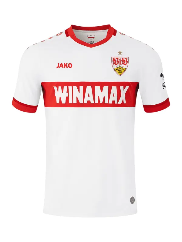 JAKO JAKO Dres 'VfB Stuttgart 24-25 Heim'  rumena / rdeča / bela