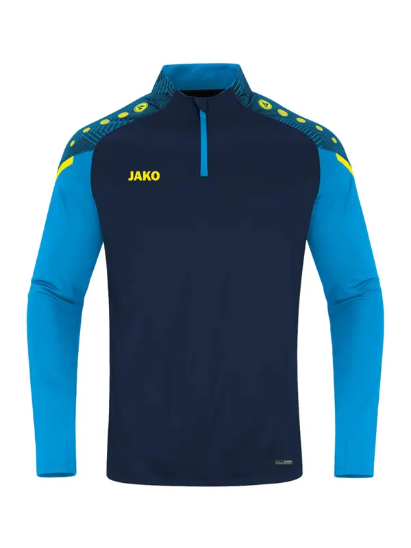JAKO JAKO Funkcionalna majica 'Challenge'  mornarska / cijansko modra / neonsko modra / rumena