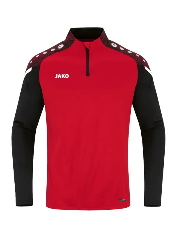JAKO JAKO Funkcionalna majica 'Challenge'  rdeča / črna / bela