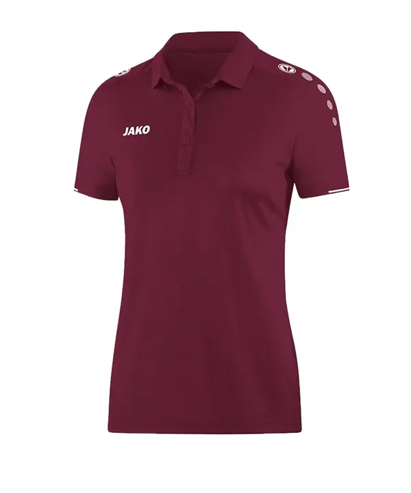 JAKO JAKO Funkcionalna majica 'Classico'  vinsko rdeča / bela