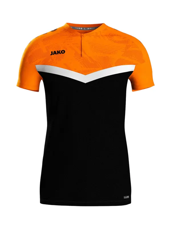 JAKO JAKO Funkcionalna majica  oranžna / črna / bela
