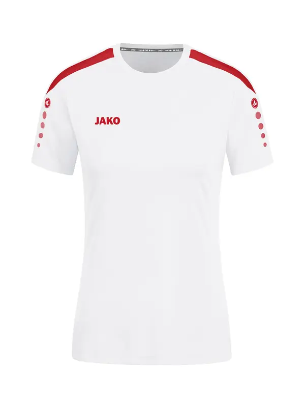 JAKO JAKO Funkcionalna majica 'Power KA'  rdeča / bela