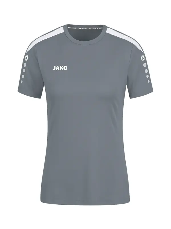 JAKO JAKO Funkcionalna majica 'Power KA'  siva / bela
