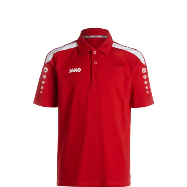 JAKO JAKO Funkcionalna majica 'Power'  rdeča / bela
