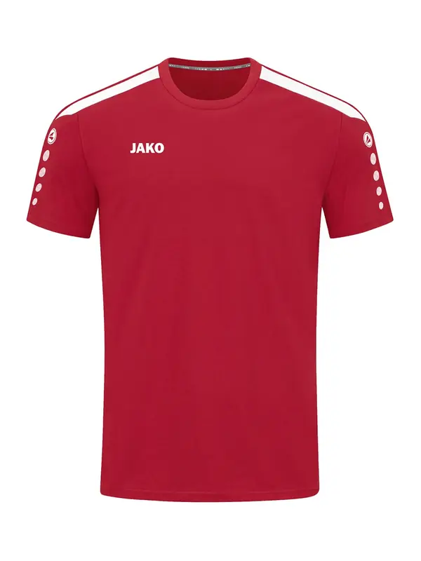 JAKO JAKO Funkcionalna majica 'Power'  rdeča / bela