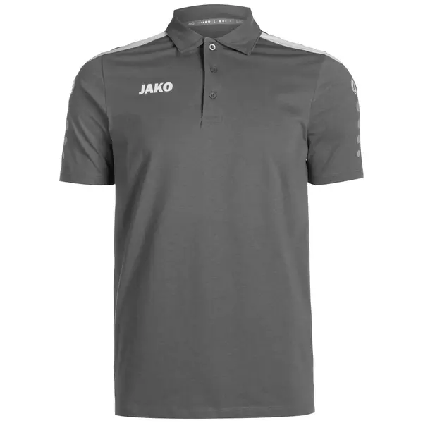 JAKO JAKO Funkcionalna majica 'Power'  siva / bela