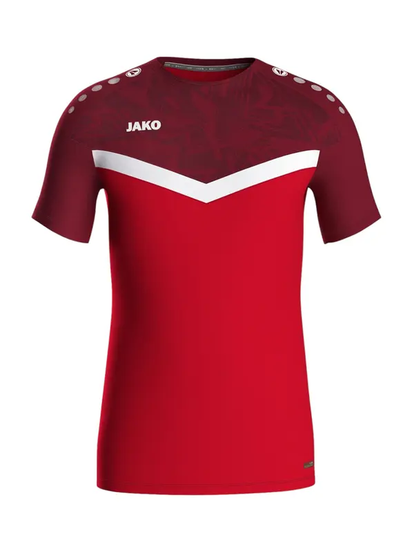 JAKO JAKO Funkcionalna majica  rdeča / temno rdeča / bela