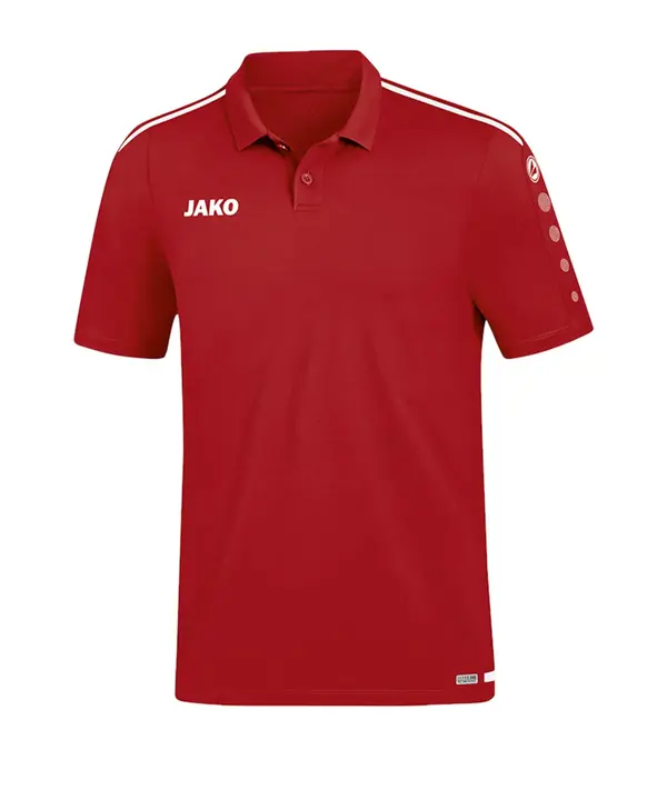 JAKO JAKO Funkcionalna majica 'Striker 2.0'  rdeča / bela