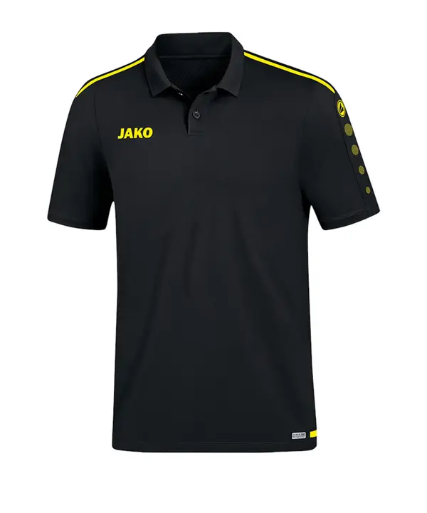 JAKO JAKO Funkcionalna majica 'Striker 2.0'  rumena / črna