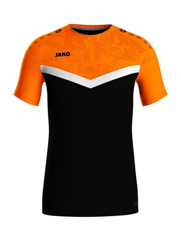 JAKO JAKO Funkcionalna majica  temno oranžna / črna / bela