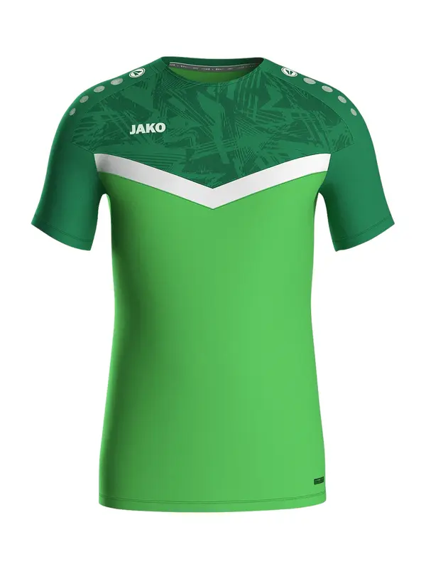 JAKO JAKO Funkcionalna majica  zelena / temno zelena / bela