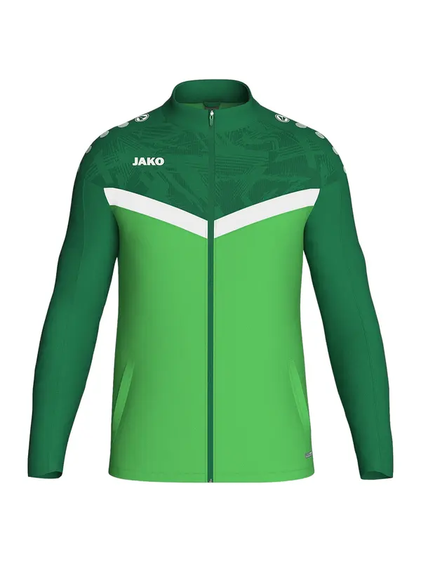 JAKO JAKO Športna jakna  apno / temno zelena / bela