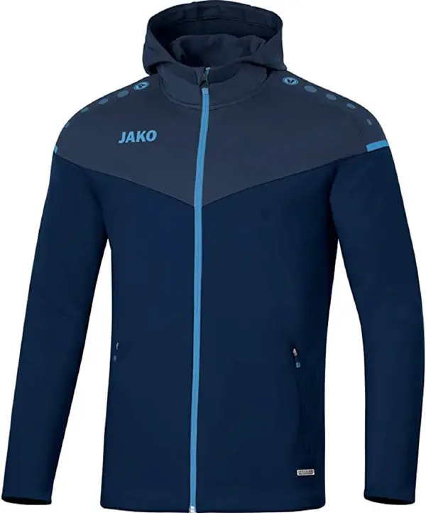 JAKO JAKO Športna jakna 'Champ 2.0'  svetlo modra / temno modra / temno siva