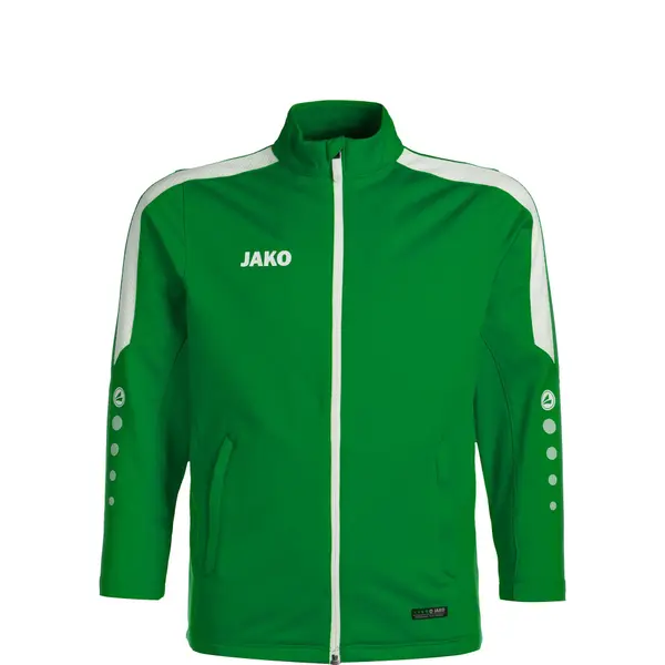 JAKO JAKO Športna jakna  travnato zelena / bela