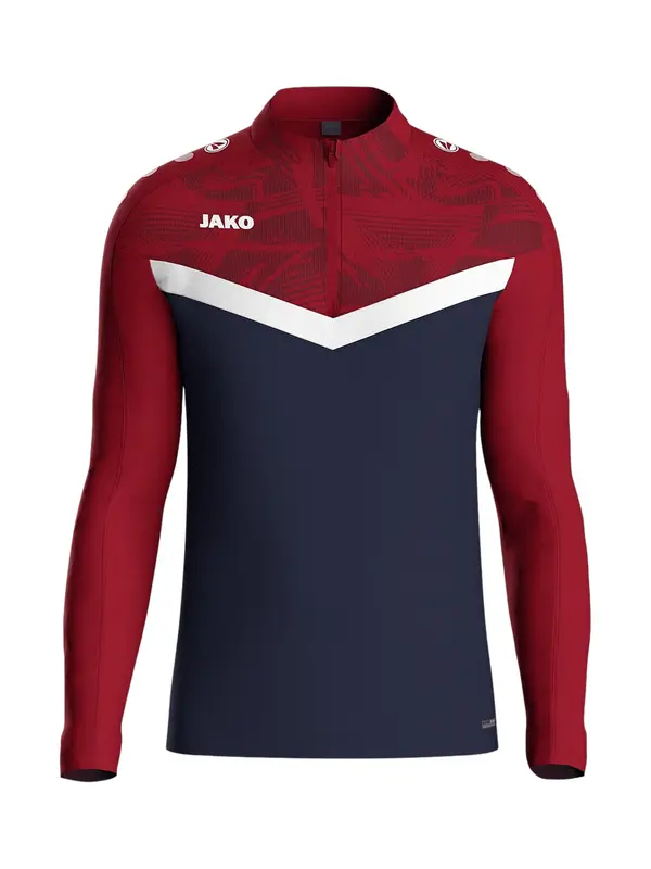 JAKO JAKO Športna majica  modra / temno rdeča / bela