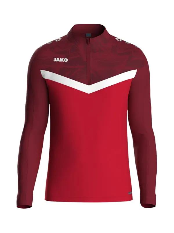JAKO JAKO Športna majica  rdeča / vinsko rdeča / bela