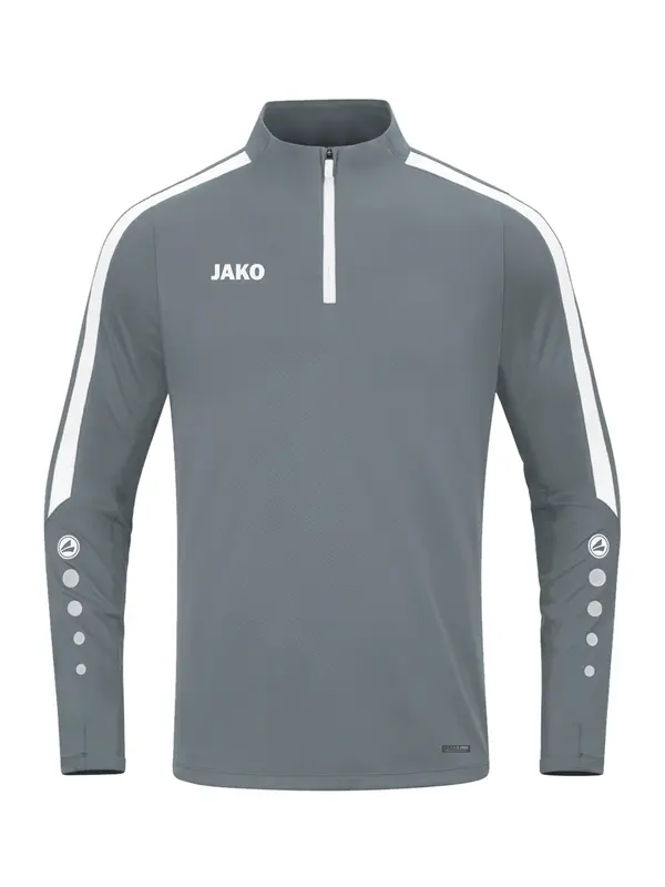 JAKO JAKO Športna majica  temno siva / bela