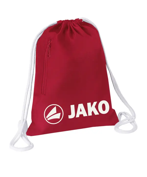JAKO JAKO Športna torba iz blaga  vinsko rdeča / bela