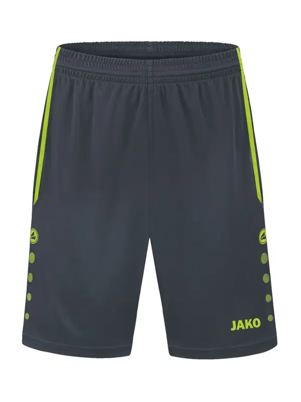 JAKO JAKO Športne hlače  bazaltno siva / neonsko zelena