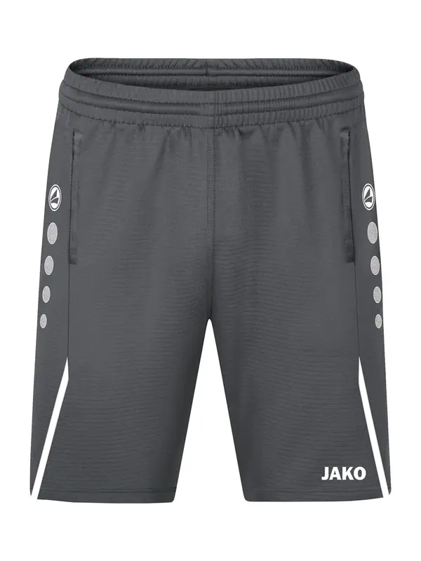 JAKO JAKO Športne hlače 'Challenge'  siva / bela