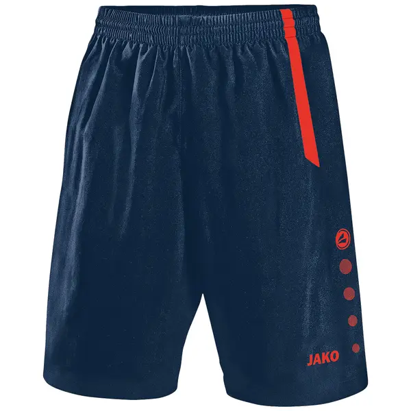 JAKO JAKO Športne hlače 'Turin'  mornarska / temno oranžna