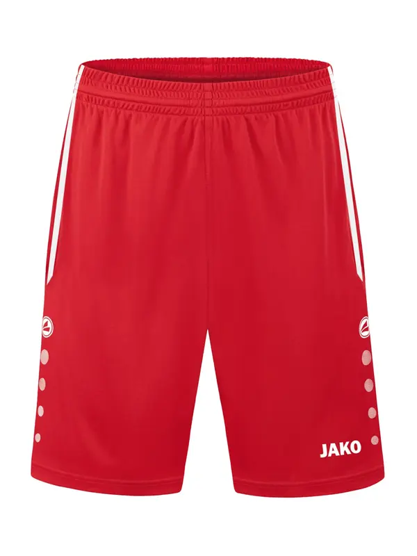 JAKO JAKO Športne hlače  živo rdeča / bela
