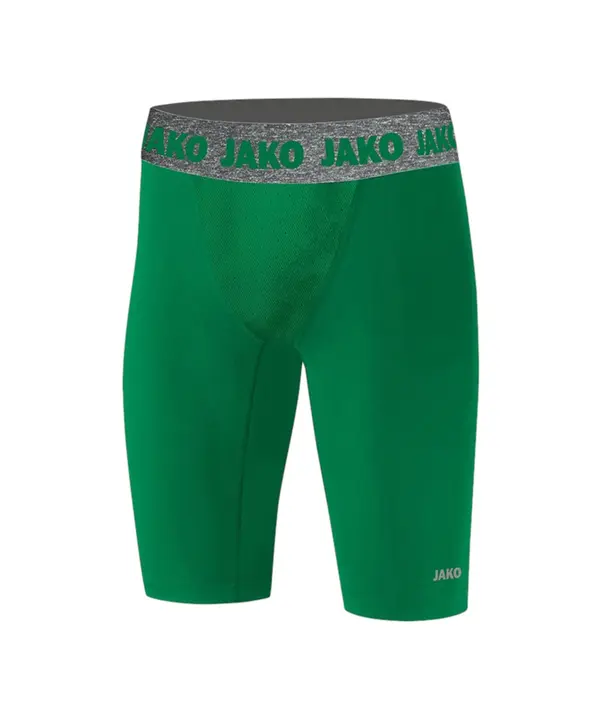 JAKO JAKO Športne spodnjice 'Competition 2.0'  siva / temno zelena