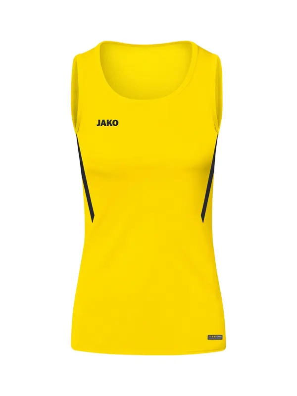 JAKO JAKO Športni top 'Challenge'  temno rumena / črna