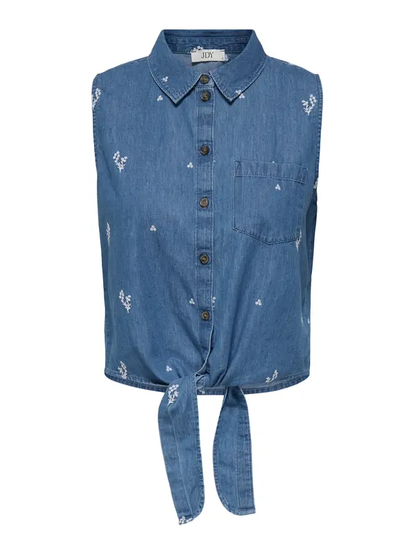 JDY JDY Bluza 'JDYKAI'  moder denim / bela