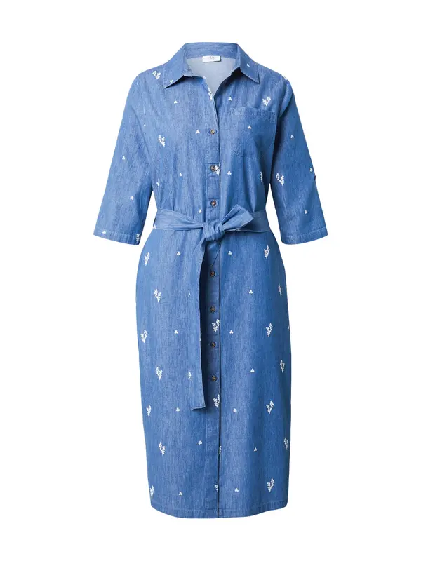 JDY JDY Dolga srajca 'JDYKAI'  moder denim / bela
