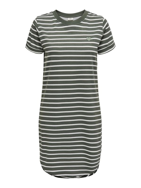 JDY JDY Obleka 'JDYIVY'  temno siva / bela