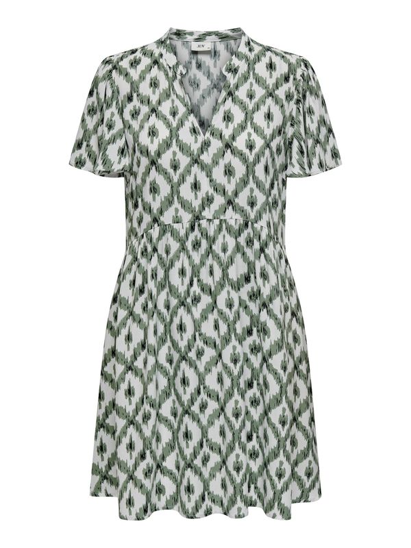 JDY JDY Obleka 'JDYStarr'  oliva / bela